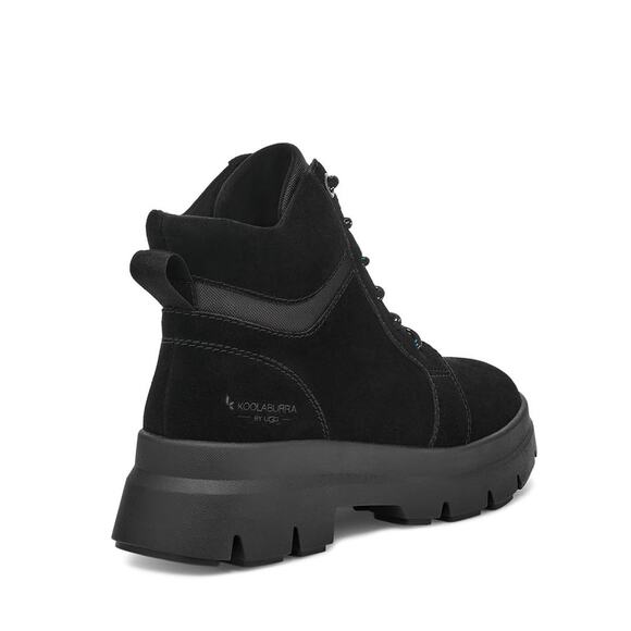 NEW Koolaburra by UGG‎ Women's Jozie Lace Up Comfort Ankle Boots Size 8 Black - Picture 3 of 10